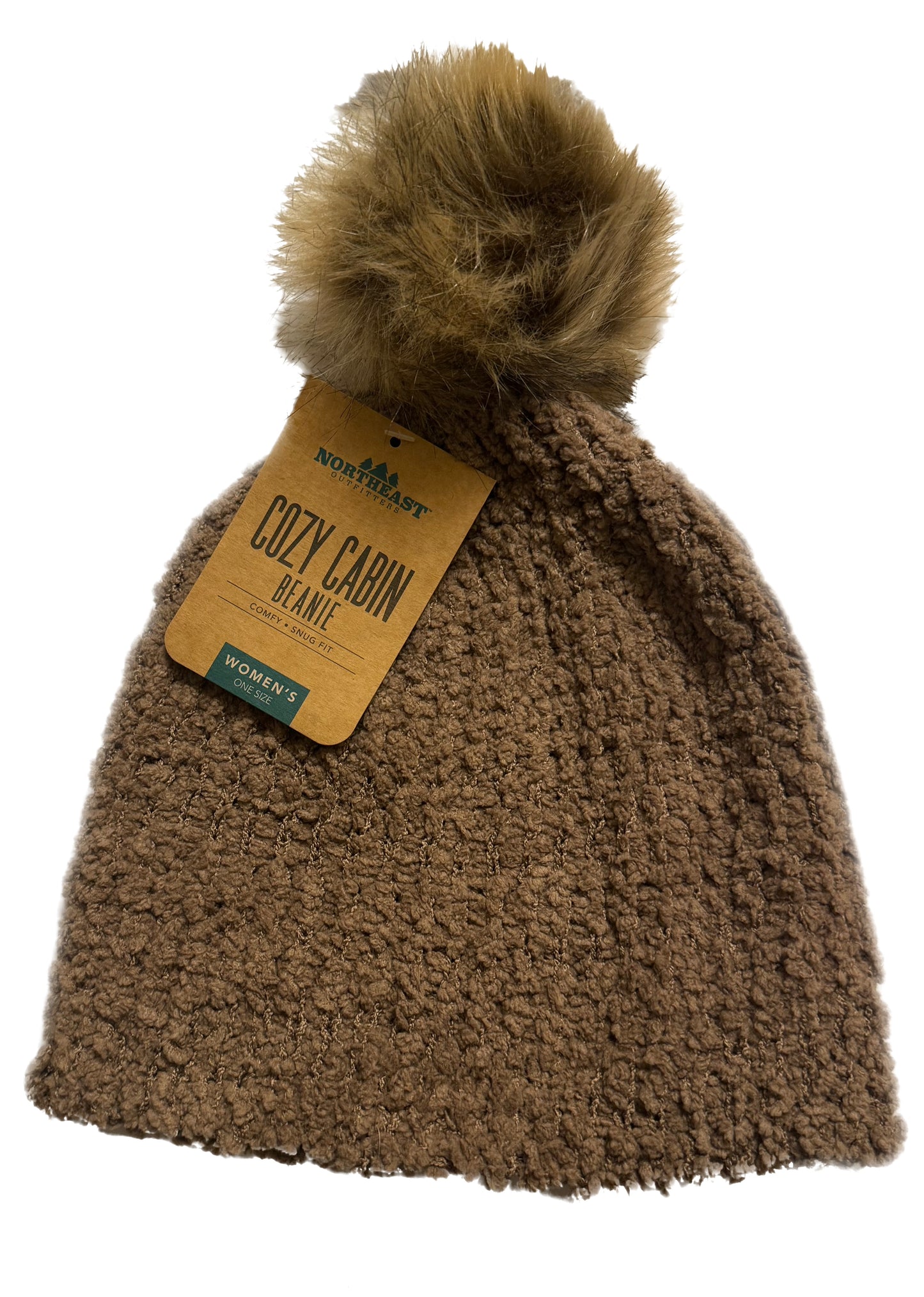 Ladies Cozy Cabin Beanie Hat