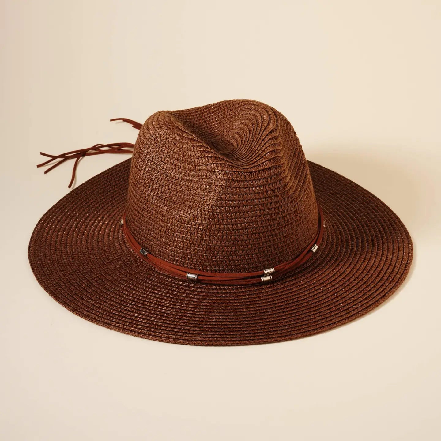 Ladies Metal Beaded Rope Hat Band Accessory