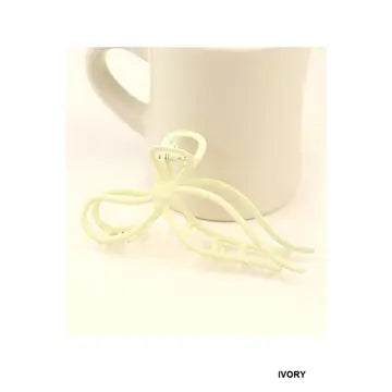 Ladies Metal Hair Bow Claw Clip Accessory