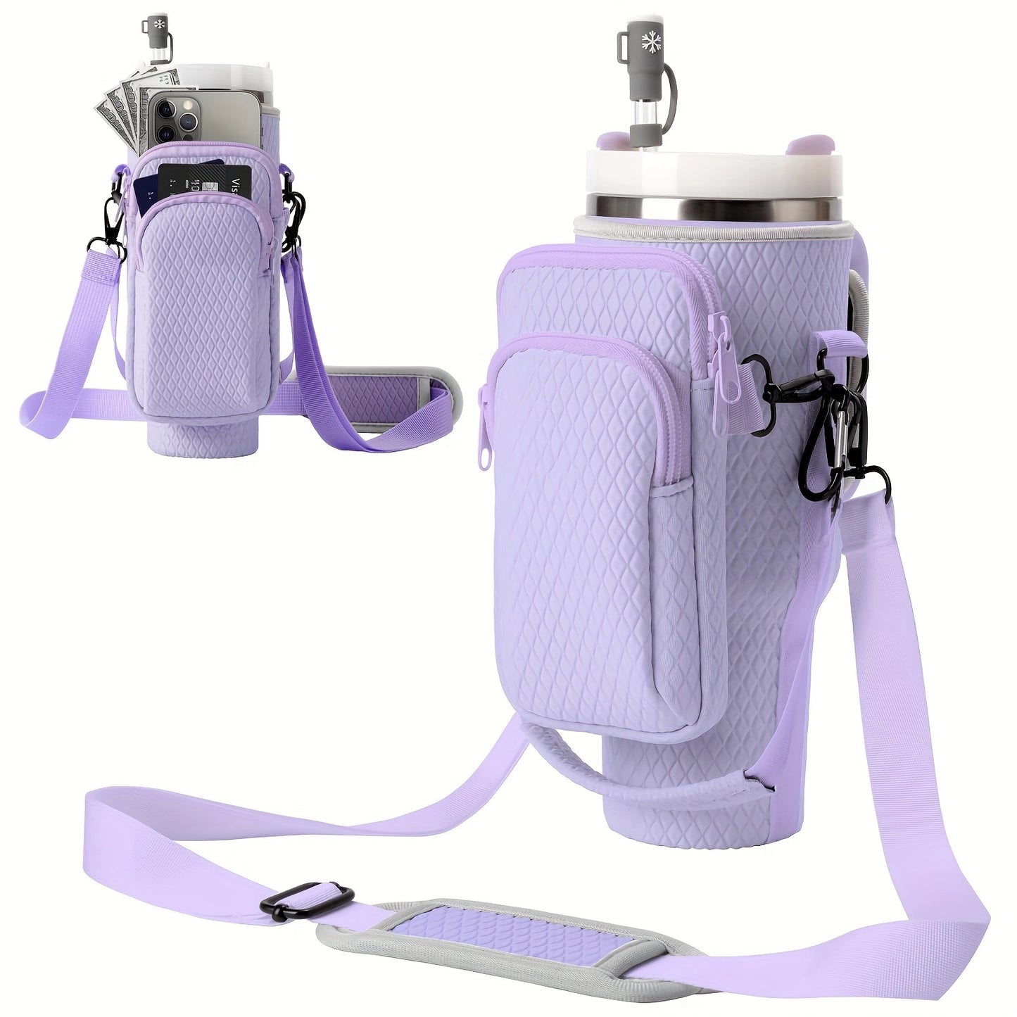 Ladies 40 OZ Water Bottle Carrier Accessory