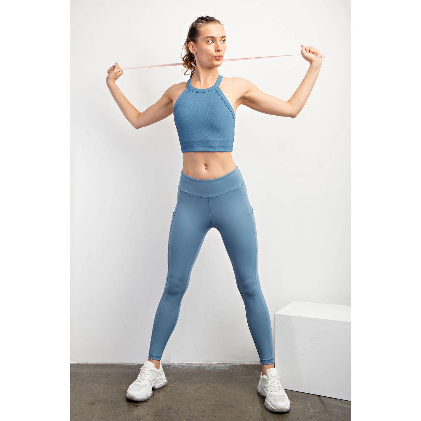Ladies Butter Basic Legging with Pockets