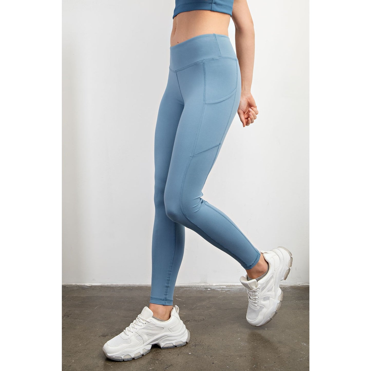 Ladies Butter Basic Legging with Pockets