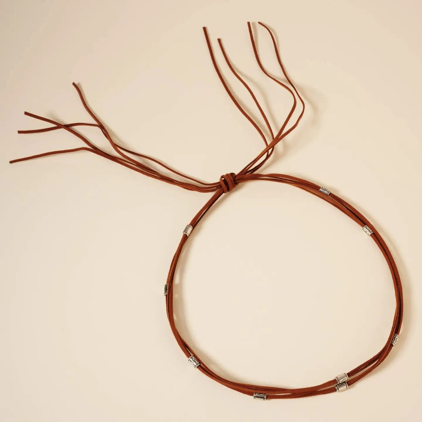 Ladies Metal Beaded Rope Hat Band Accessory