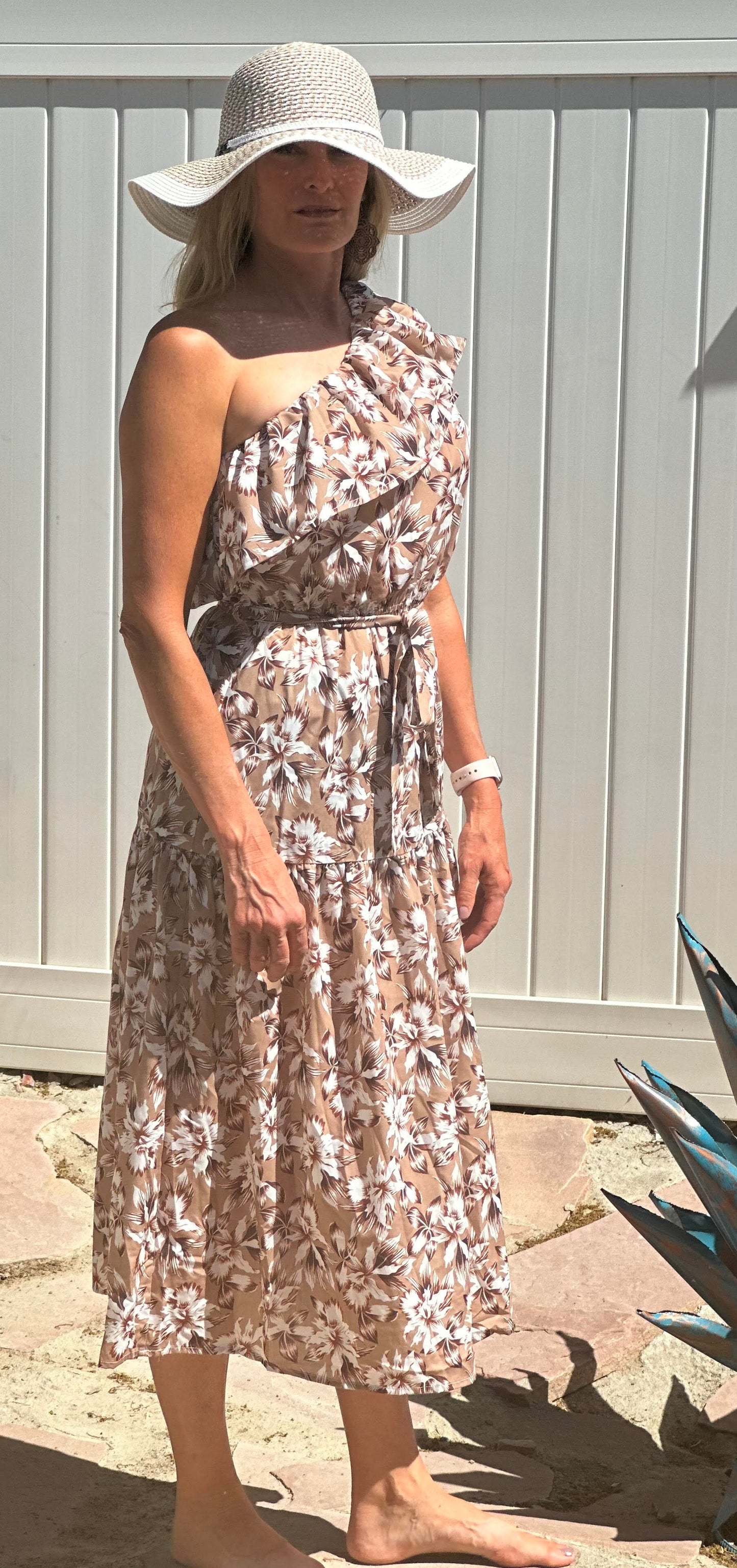 She and Sky Floral Dress