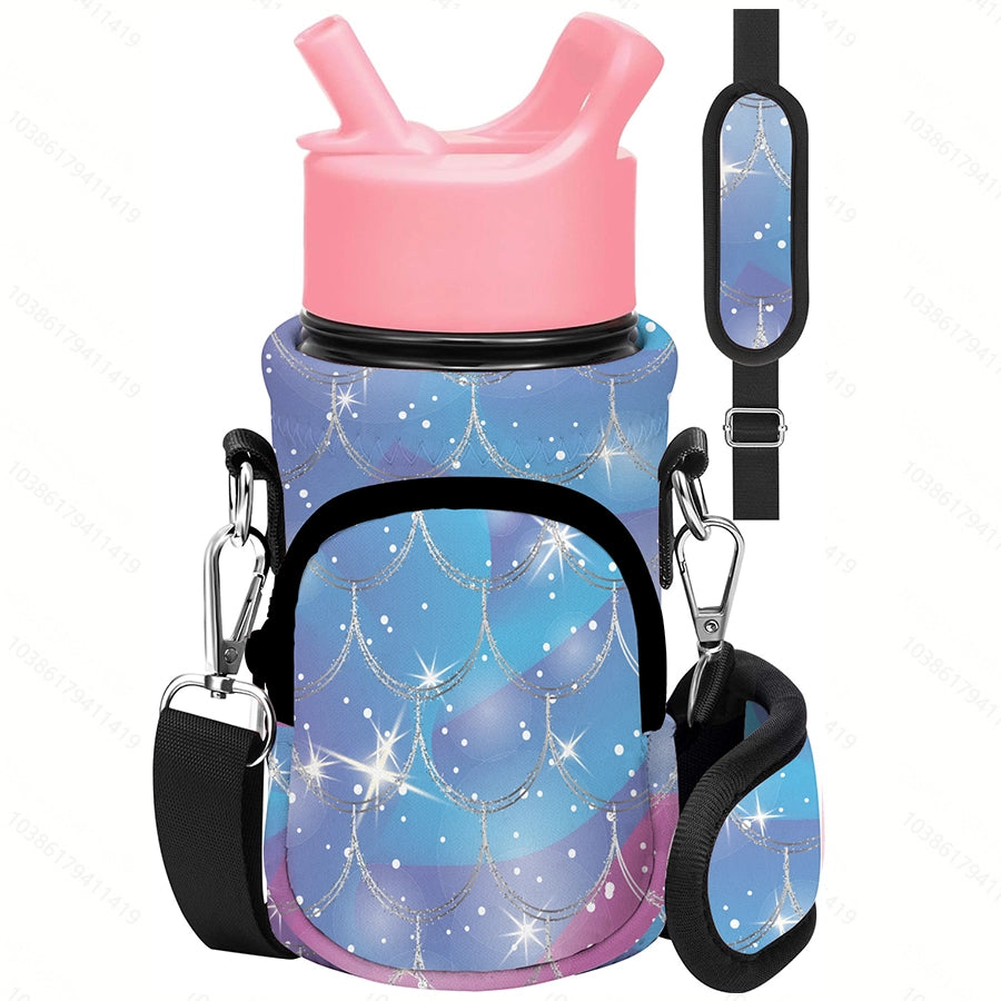 Water Bottle Carrier with Strap