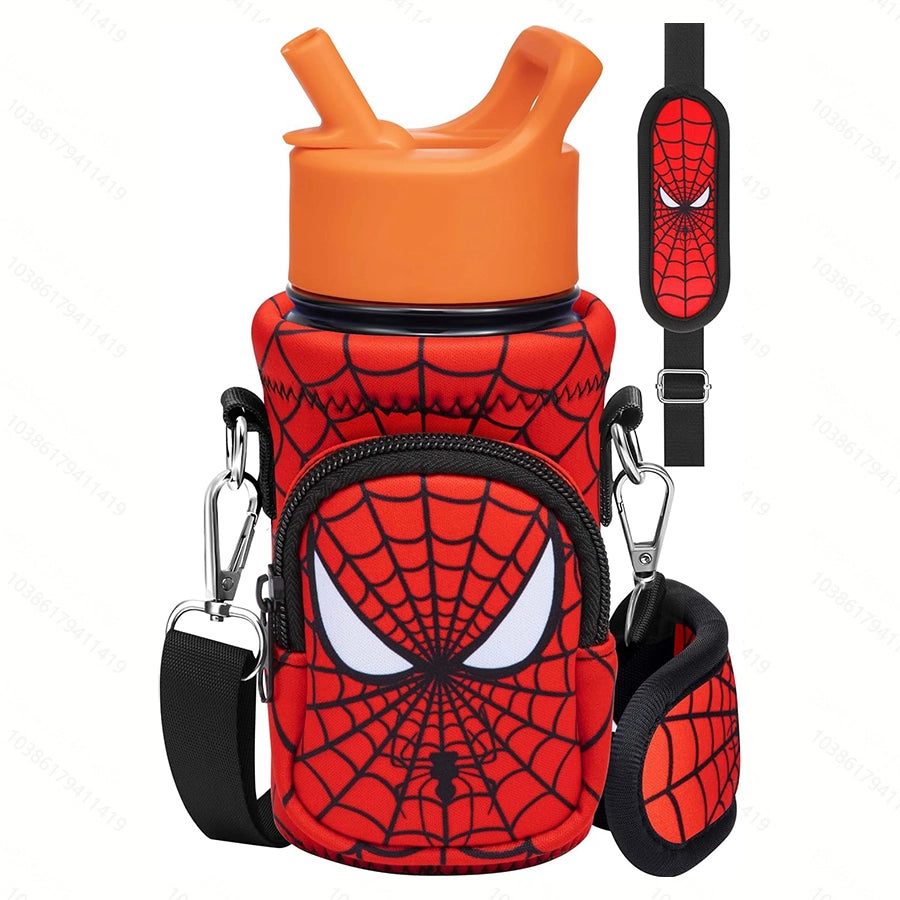 Water Bottle Carrier with Strap